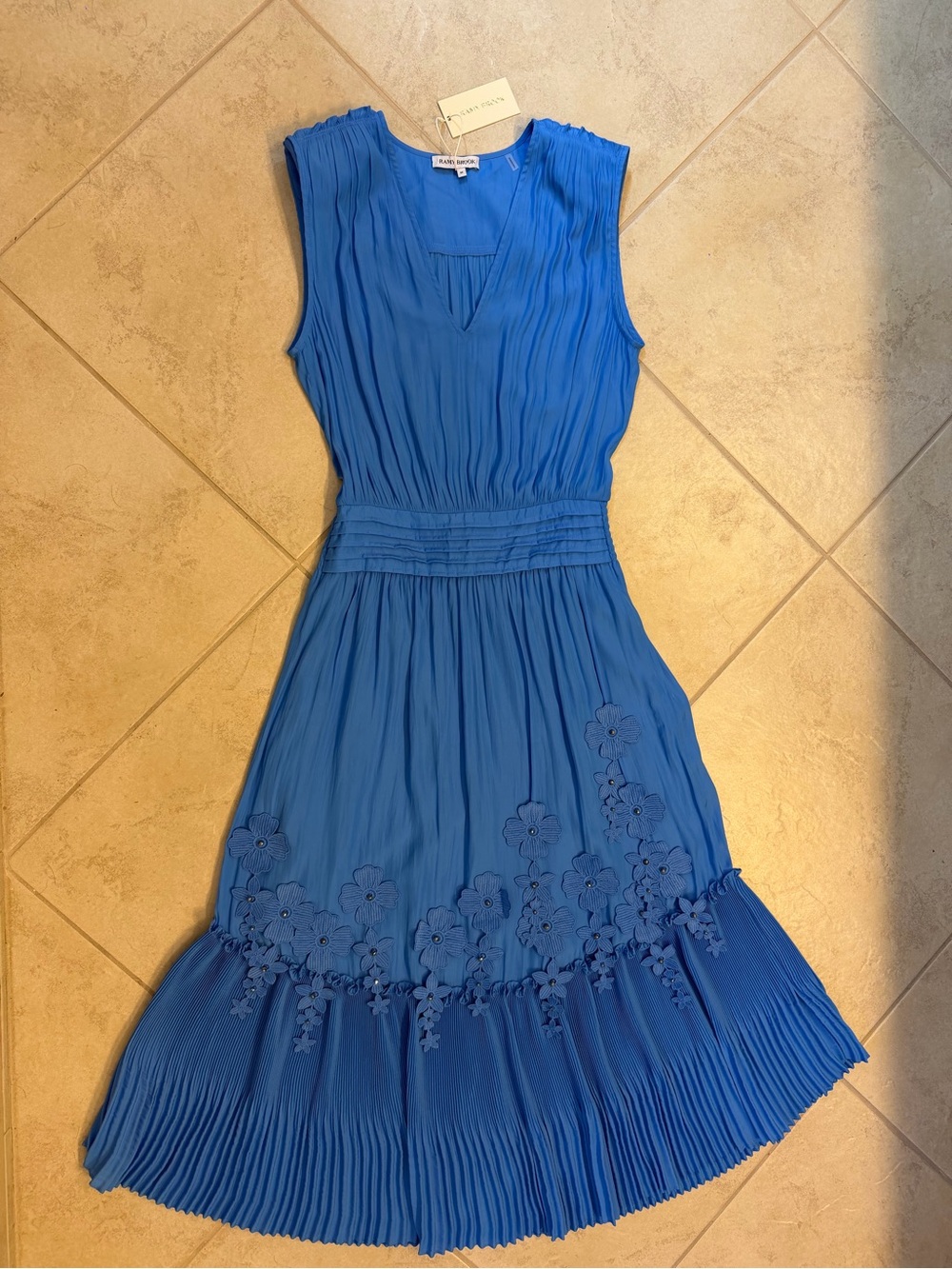 NWT Ramy Brook Jaqueline Embellished Maxi Dress Size M